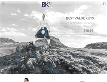 Tablet Screenshot of bestkilts.com